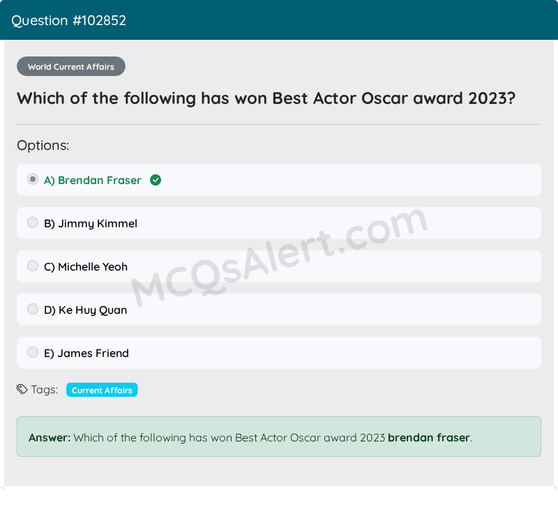 Question Screenshot