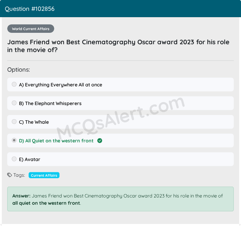 Question Screenshot