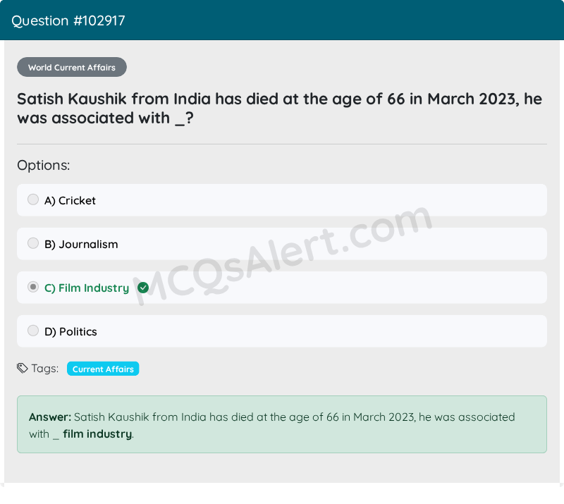 Question Screenshot