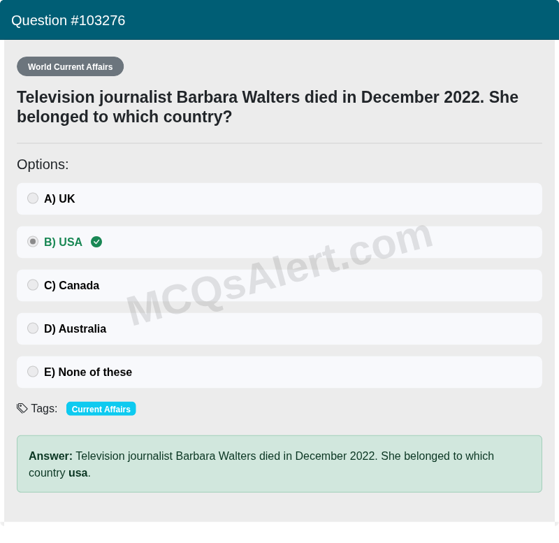 Question Screenshot