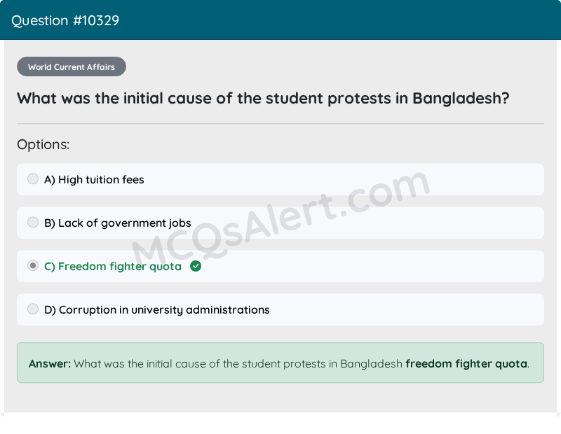 Question Screenshot