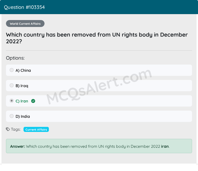 Question Screenshot