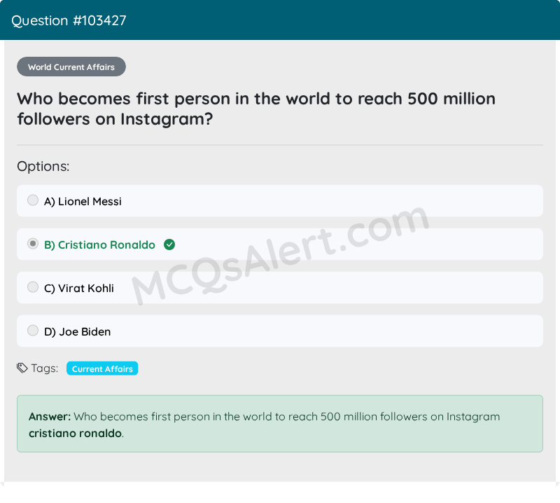 Question Screenshot