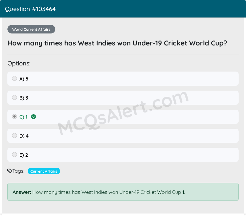 Question Screenshot