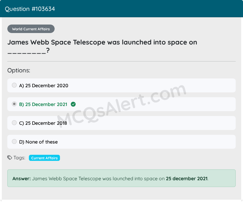 Question Screenshot