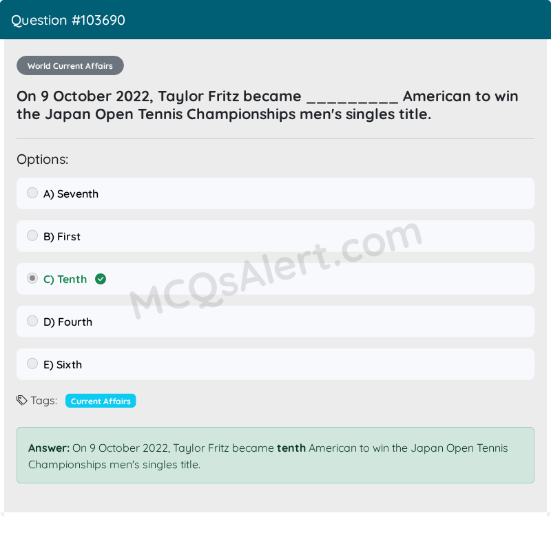 Question Screenshot