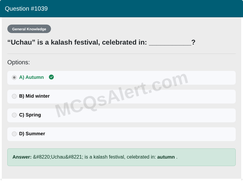 Question Screenshot