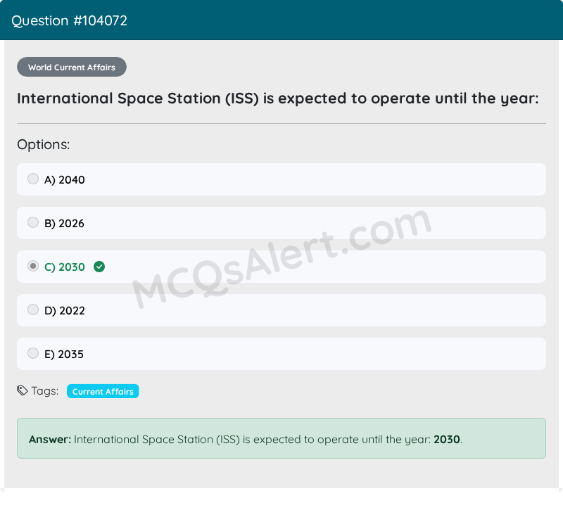 Question Screenshot