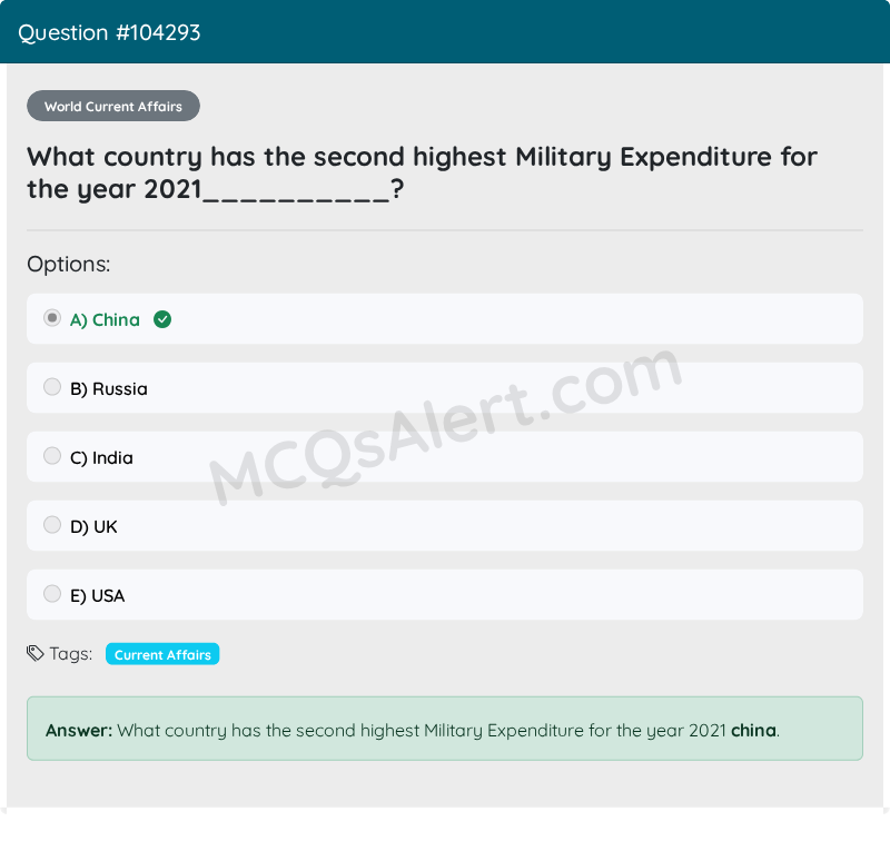 Question Screenshot