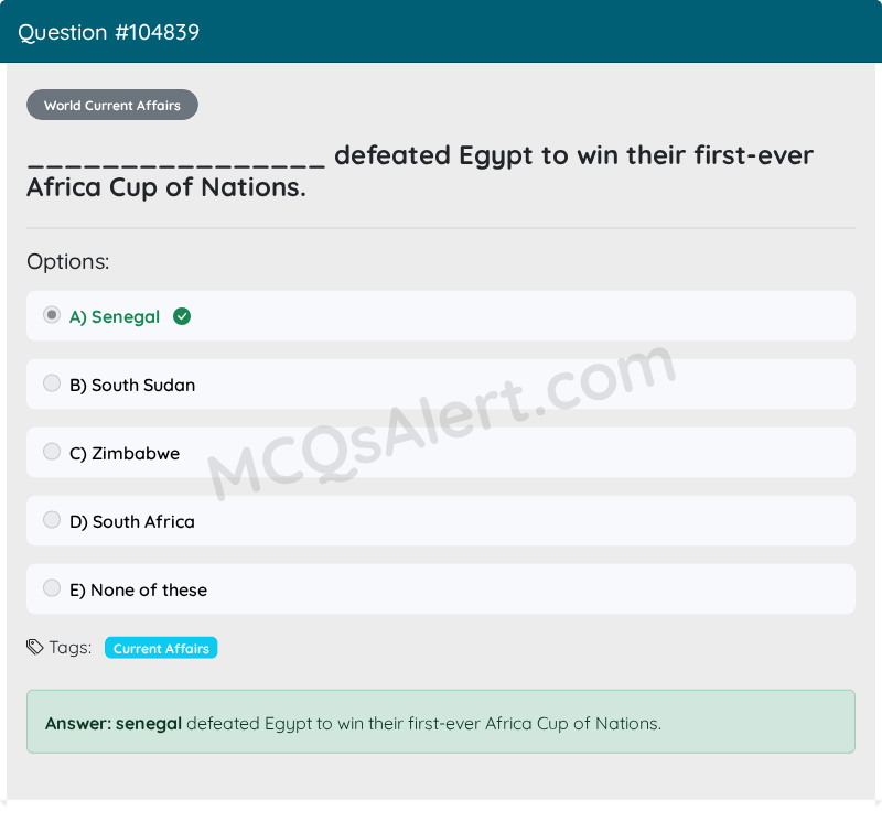 Question Screenshot