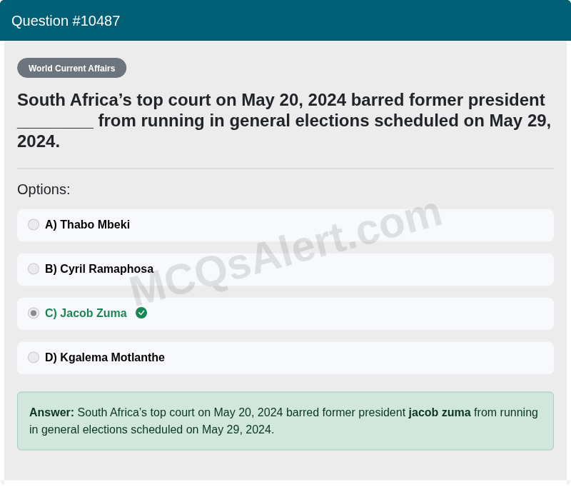 Question Screenshot