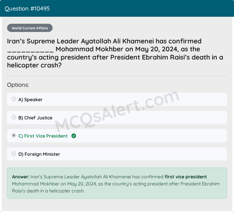 Question Screenshot