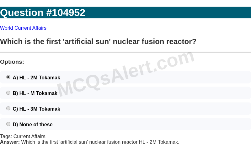 Question Screenshot
