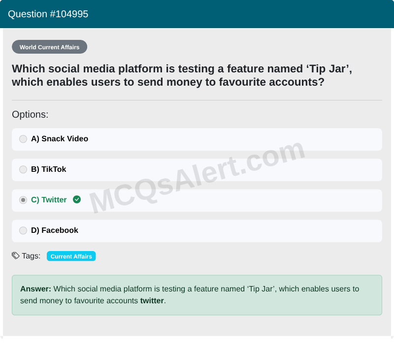Question Screenshot