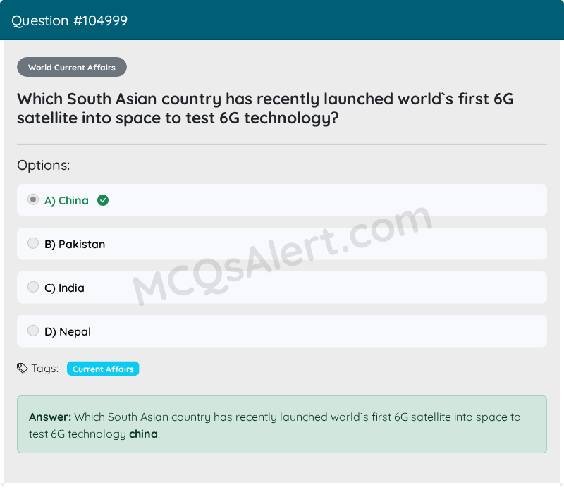Question Screenshot