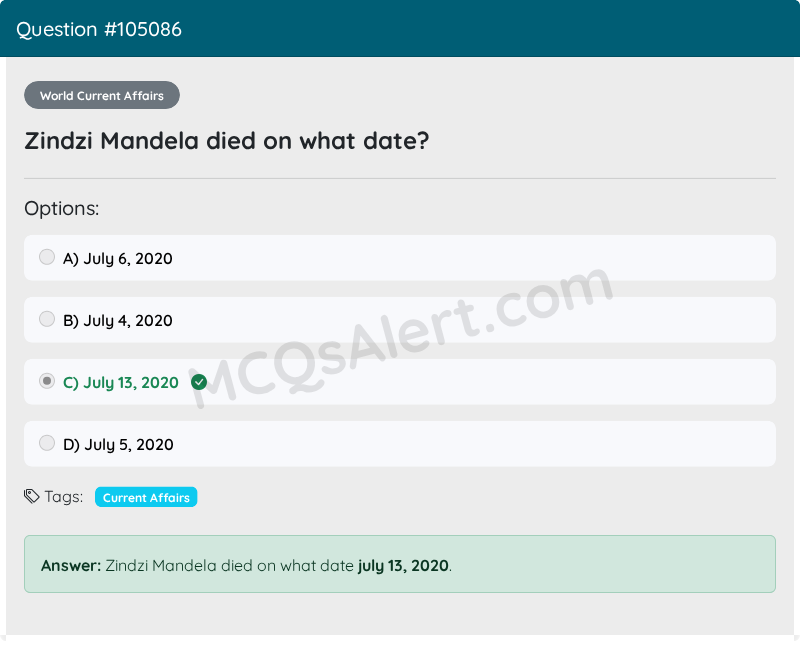 Question Screenshot