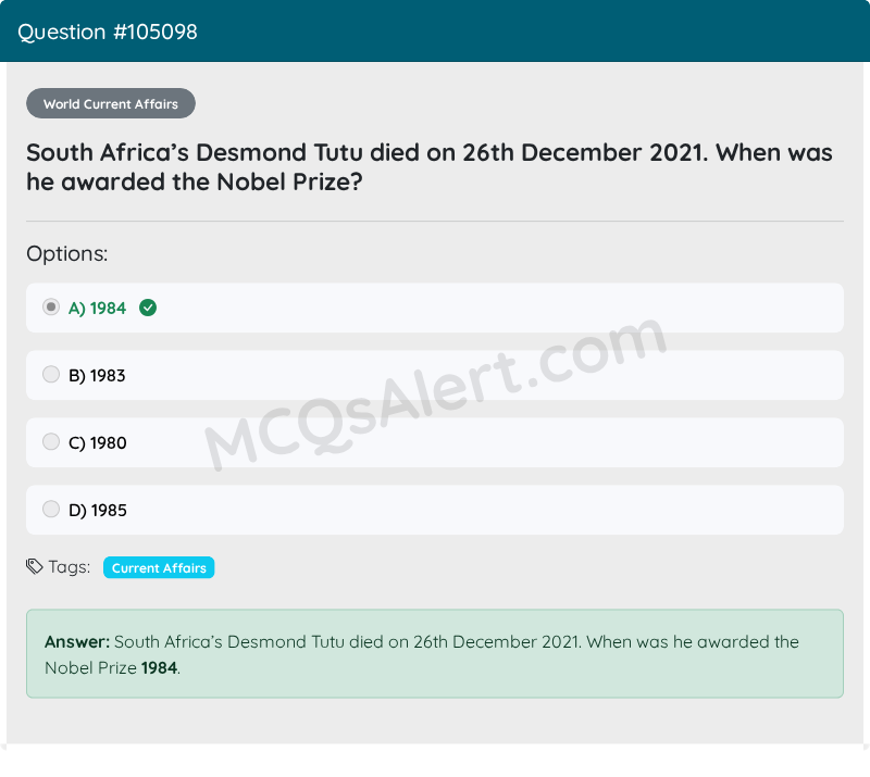 Question Screenshot