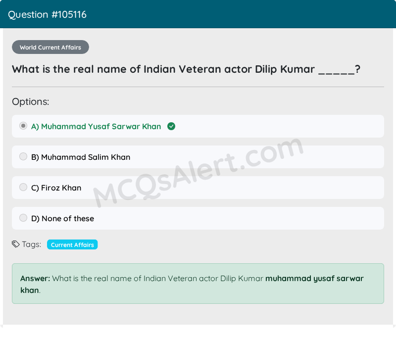 Question Screenshot