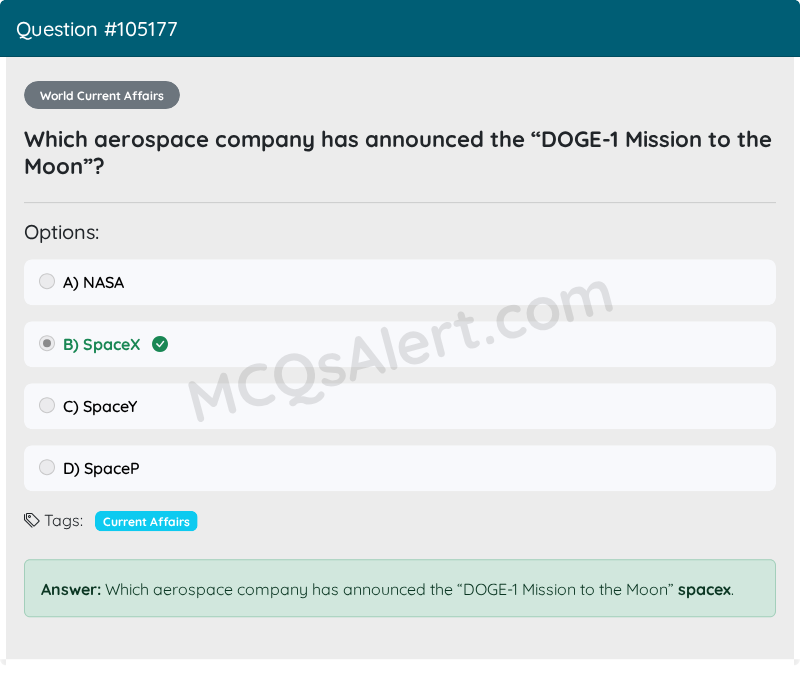 Question Screenshot