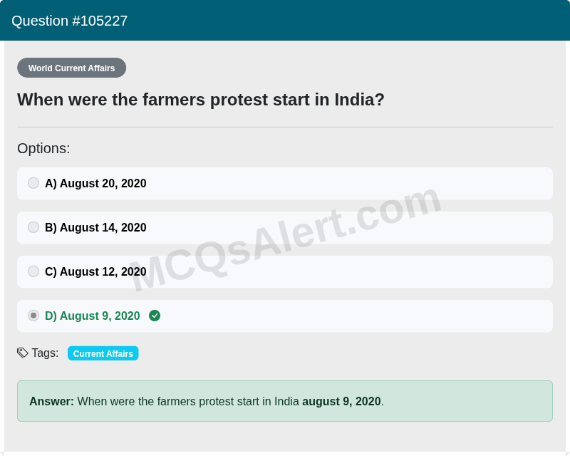 Question Screenshot