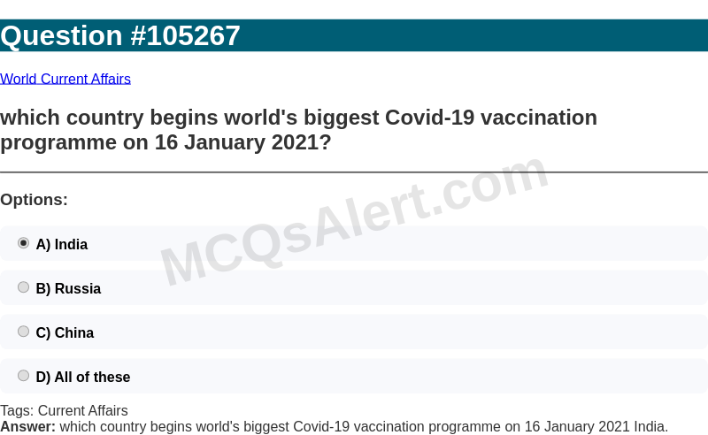 Question Screenshot