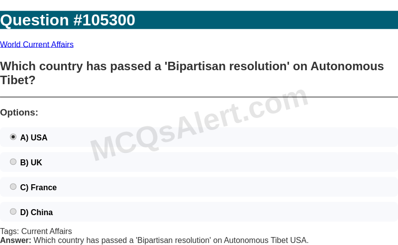Question Screenshot