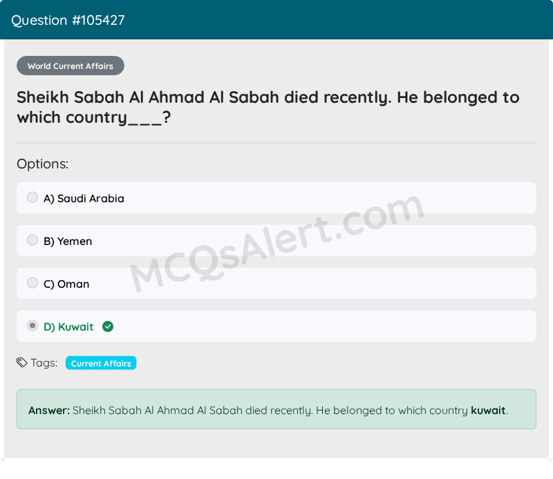 Question Screenshot