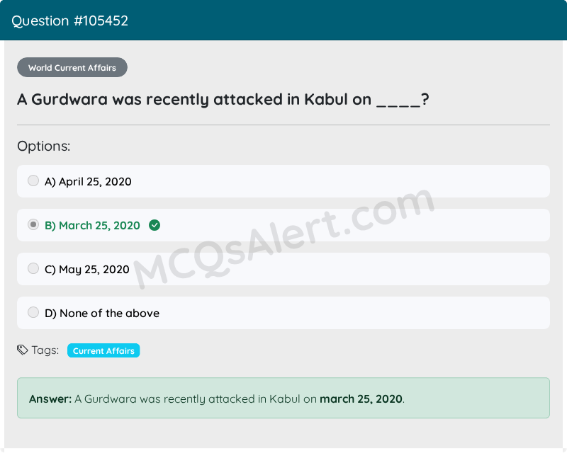 Question Screenshot