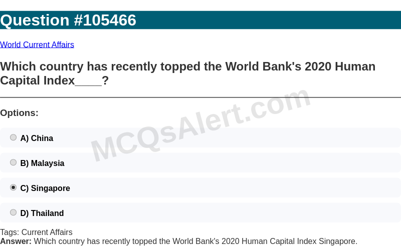 Question Screenshot