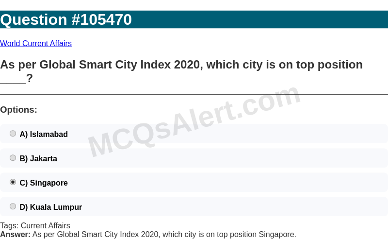 Question Screenshot