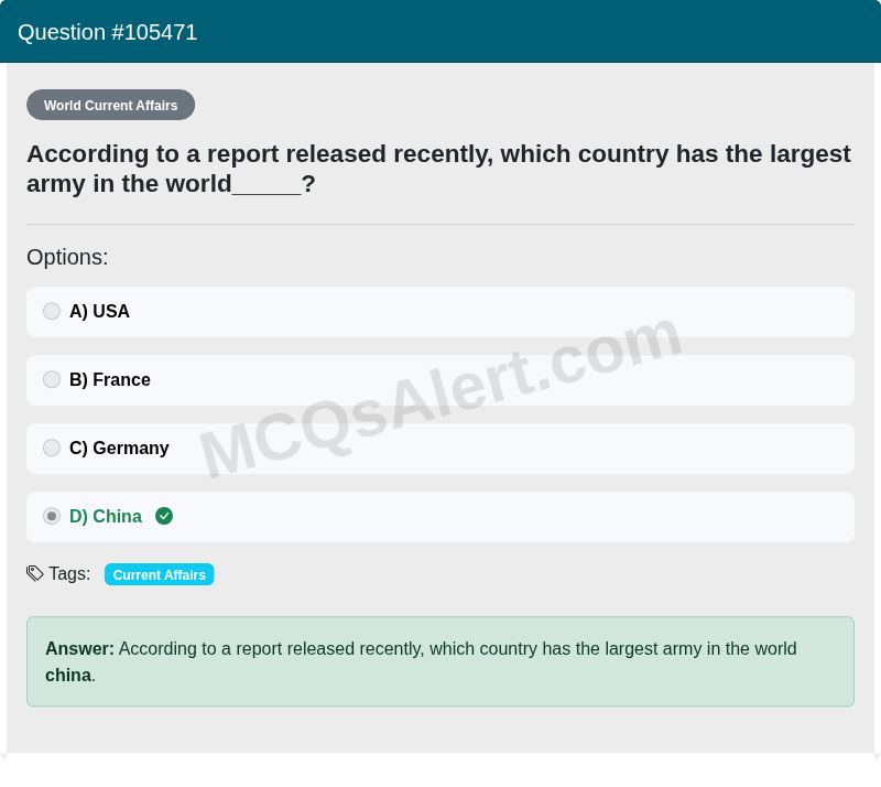 Question Screenshot