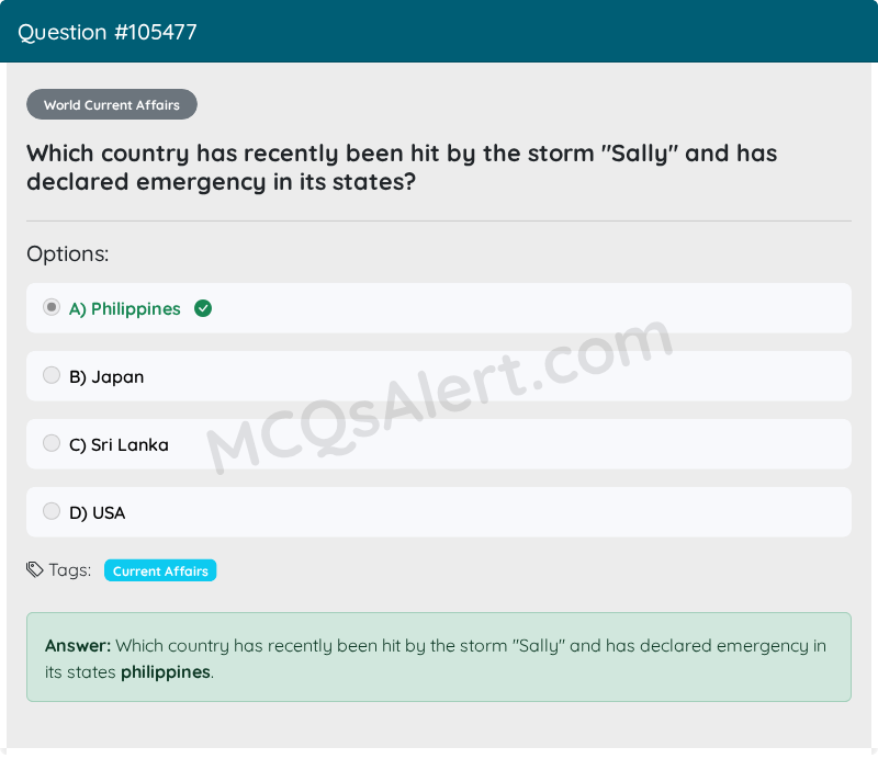 Question Screenshot
