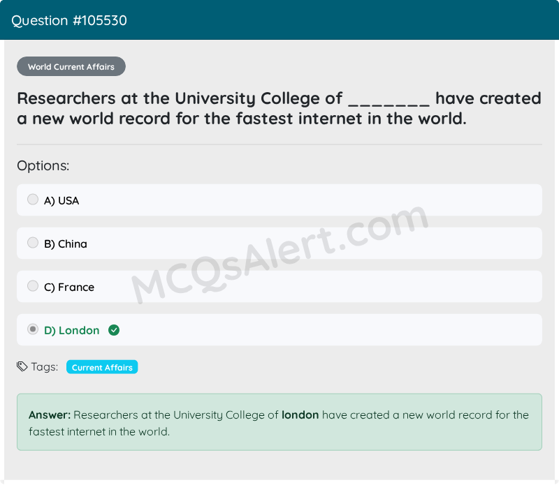 Question Screenshot