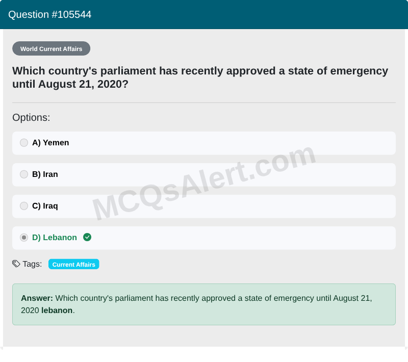 Question Screenshot