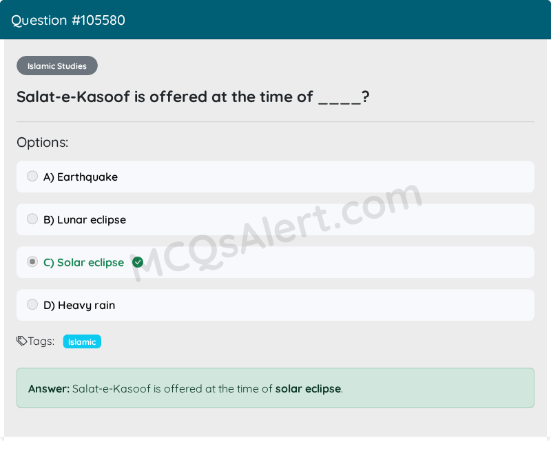 Question Screenshot