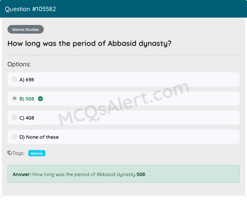 Question Screenshot