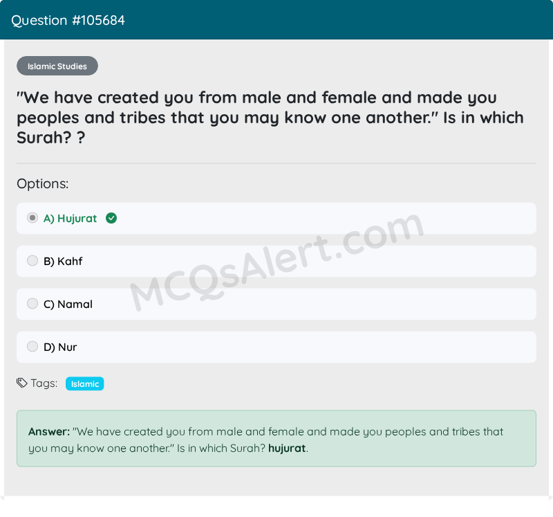 Question Screenshot