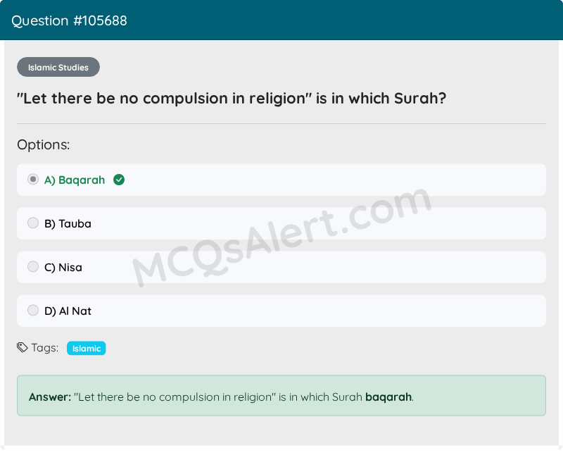 Question Screenshot