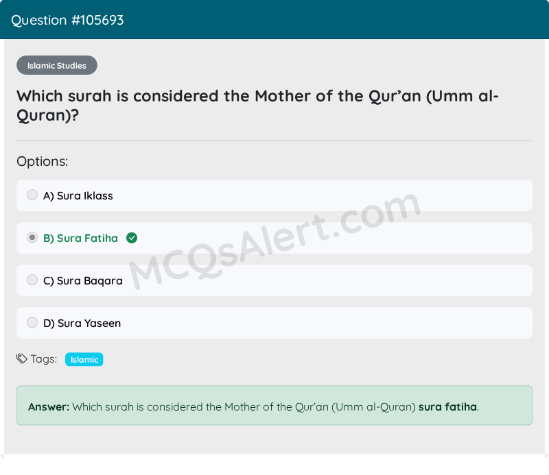 Question Screenshot