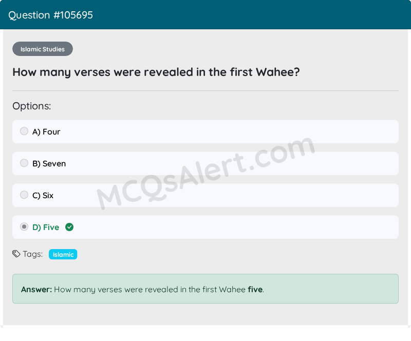 Question Screenshot