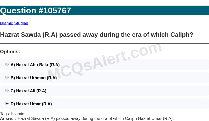 Question Screenshot
