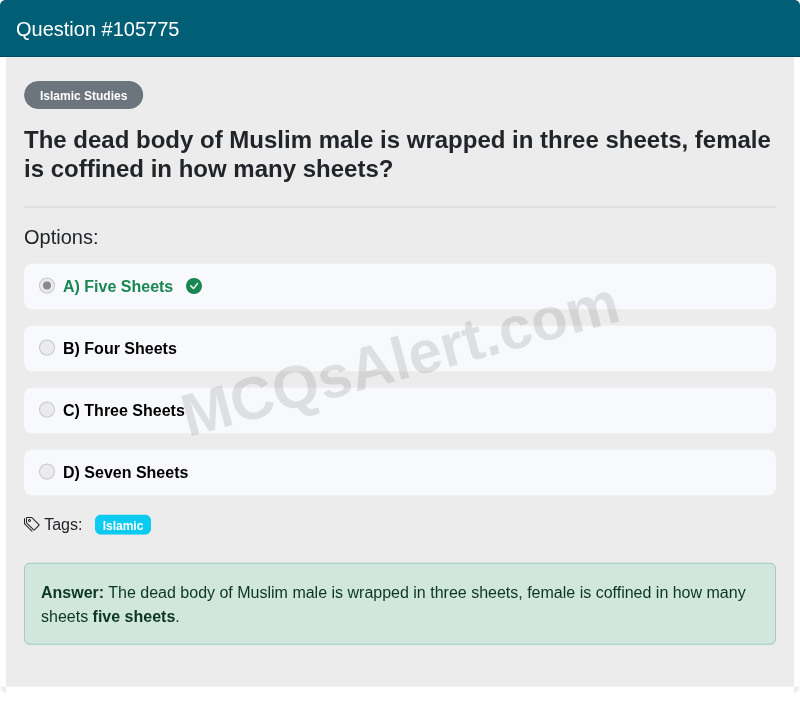 Question Screenshot