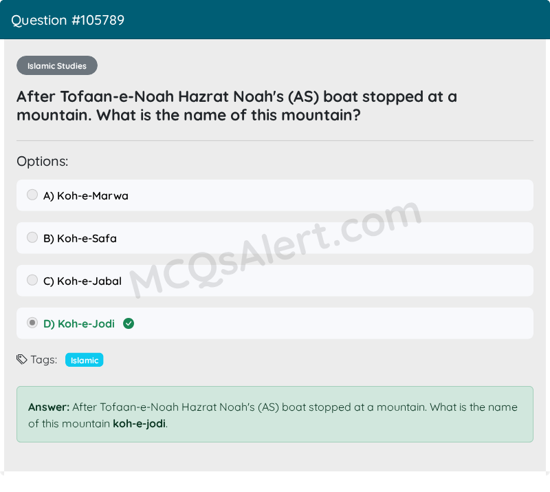 Question Screenshot