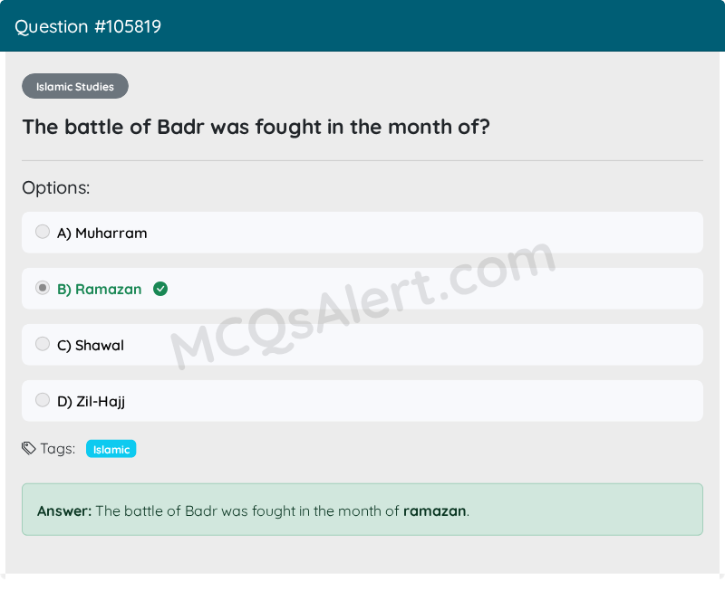 Question Screenshot
