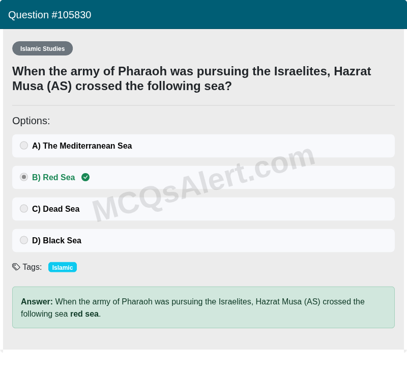 Question Screenshot