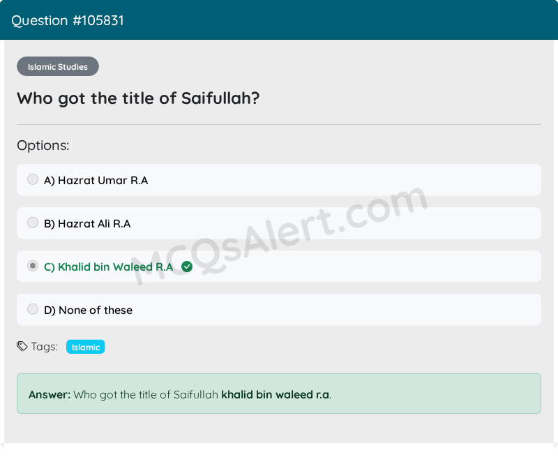 Question Screenshot