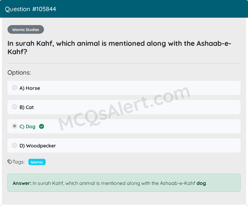 Question Screenshot