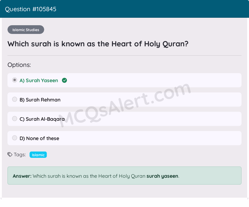 Question Screenshot