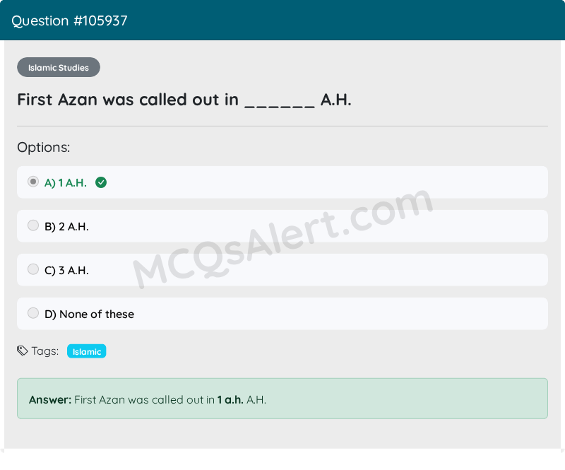 Question Screenshot