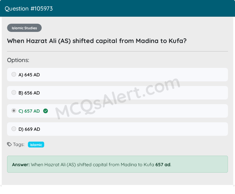 Question Screenshot